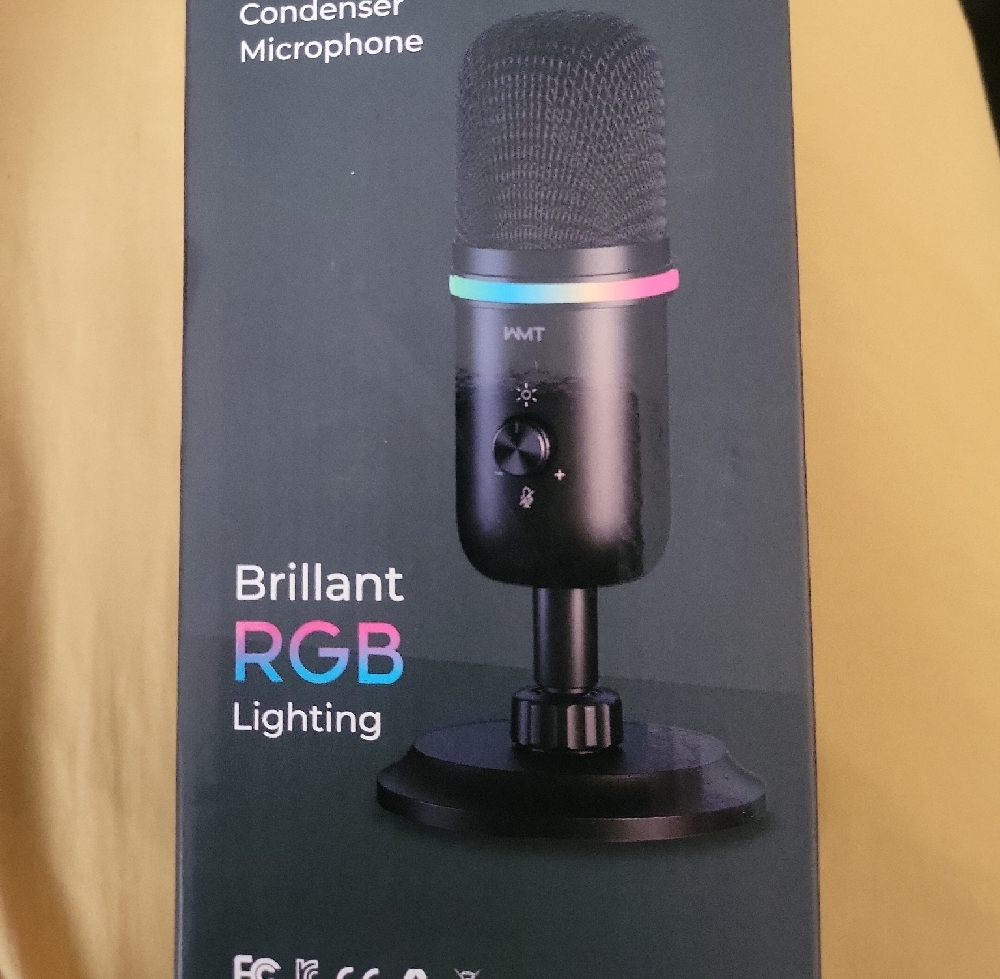MT Black RGB Condenser Microphone